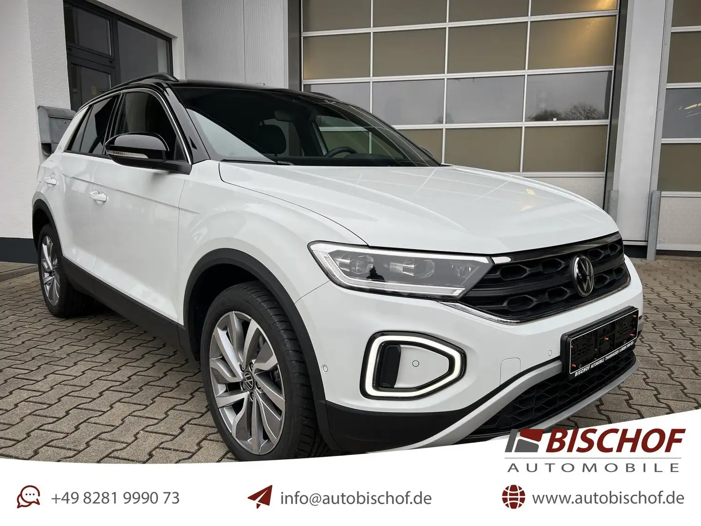 Volkswagen T-Roc 2.0TDI DSG GOAL IQ-Drive AHK LED Navi ACC Weiß - 1