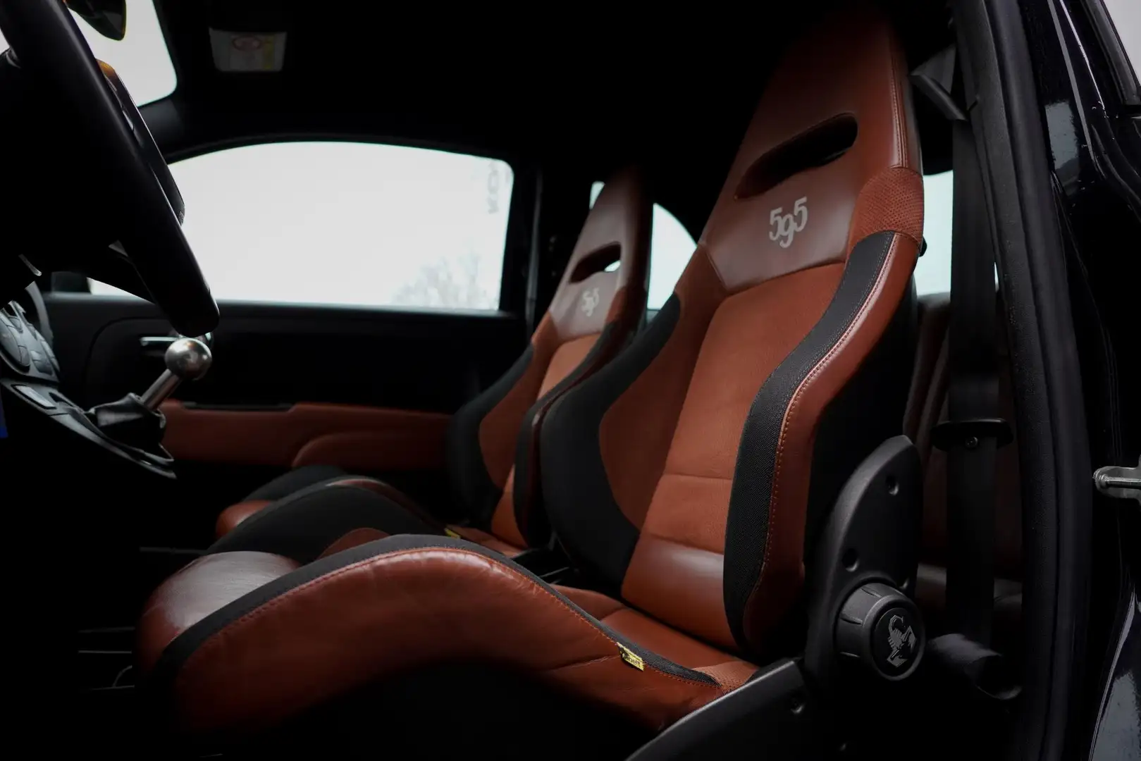Fiat 500 Abarth 1.4 T-Jet Competizione / Sabelt / 180PK / NL Auto Negro - 2