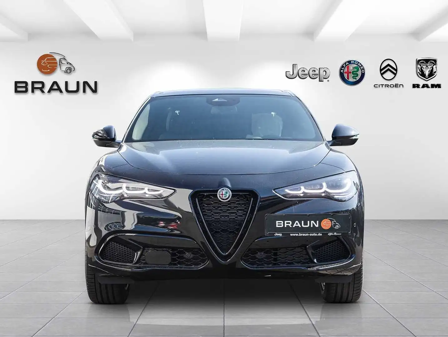 Alfa Romeo Stelvio 2.2 Diesel 16V AT8-Q4 INTENSA VOLL! Schwarz - 2