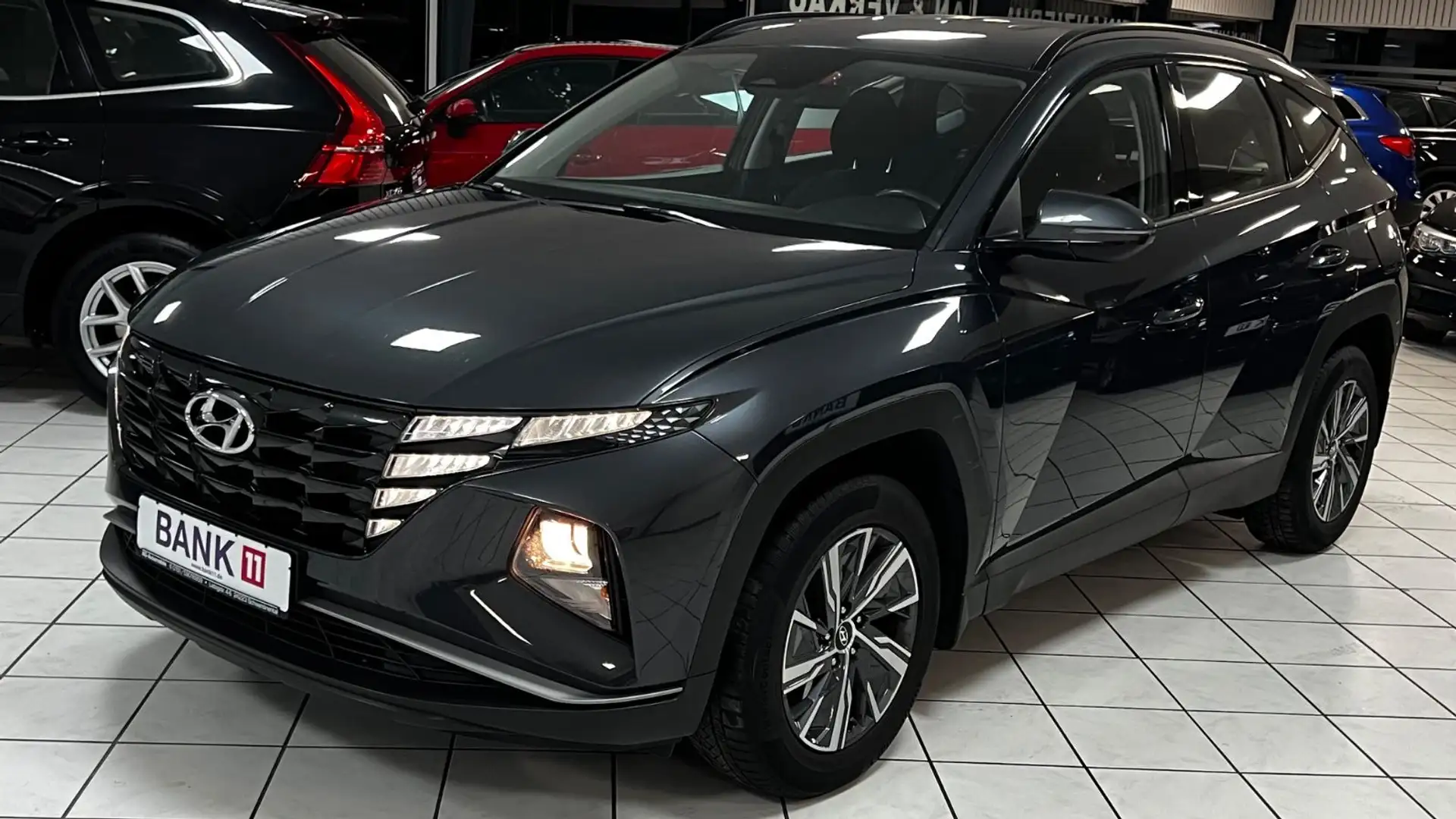 Hyundai TUCSON 1.6 T-GDI 48V TÜV&AU neu&Garantie Grau - 2