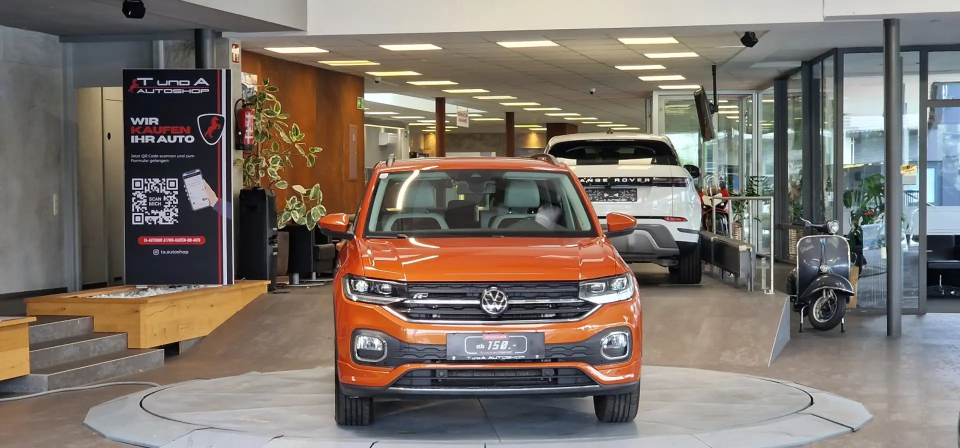 Volkswagen T-Cross 1,0 TSI R-Line *Digital-Cockpit*Kamera*Navi Orange - 2