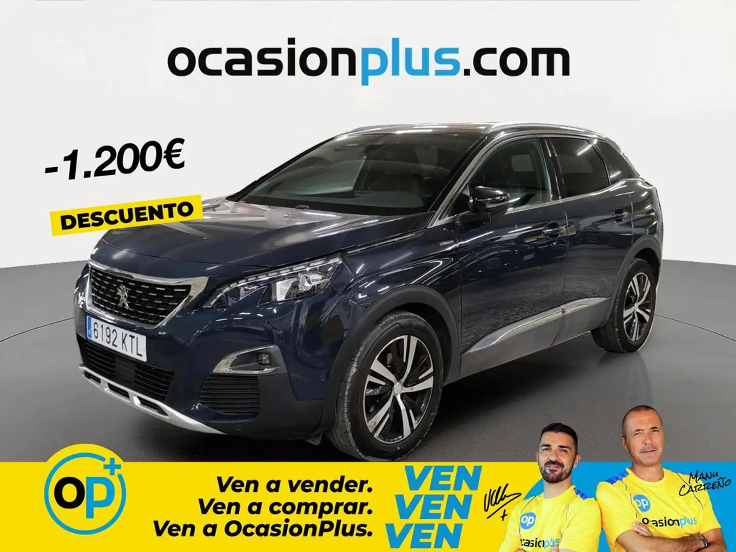 Peugeot 3008 1.2 S&S PureTech GT Line EAT8 130 Gris - 1