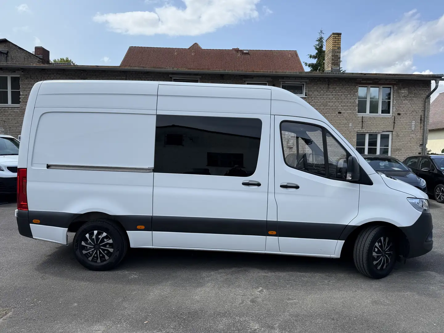 Mercedes-Benz Sprinter 316 CDI RWD L2 MIXTO 6Sitzer/Laderaum- Klima/AHK/ Weiß - 2