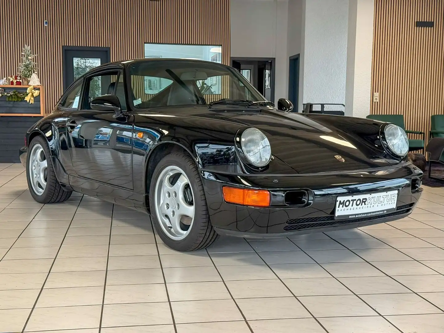 Porsche 964 C4 | Leder | Allrad | H- Zulassung Negro - 2