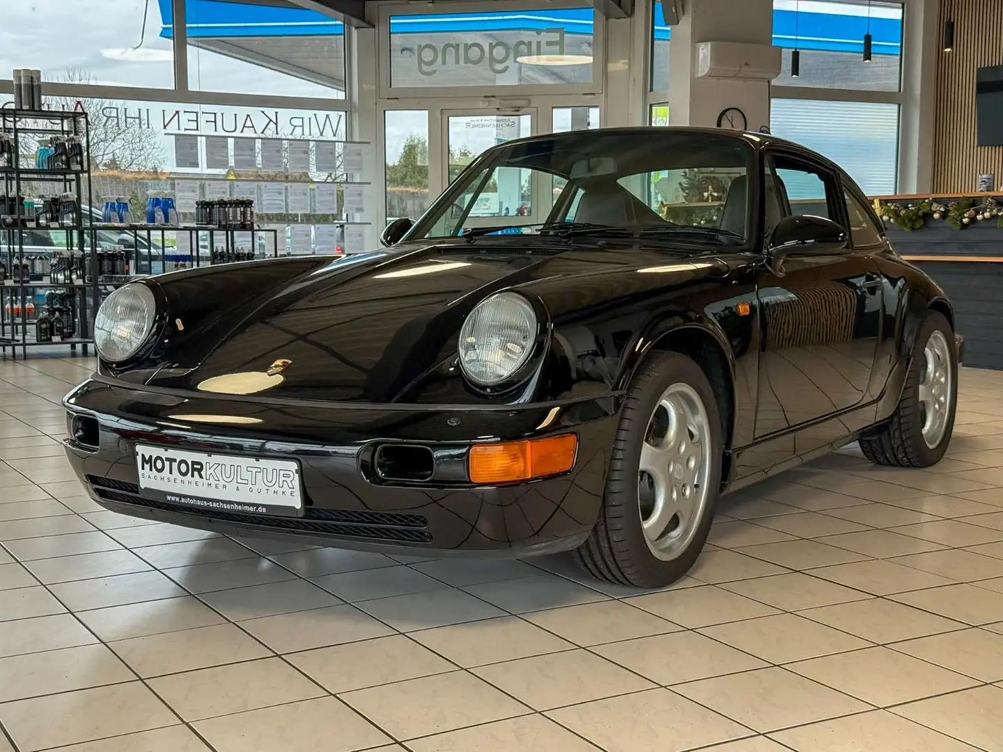 Porsche 964 C4 | Leder | Allrad | H- Zulassung Negro - 1