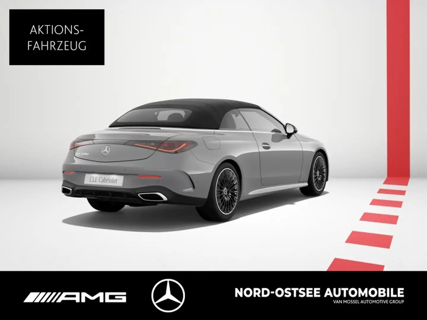Mercedes-Benz CLE 220 d Cabrio AMG NIGHT DISTRON 360° SITZKLIM Grau - 2
