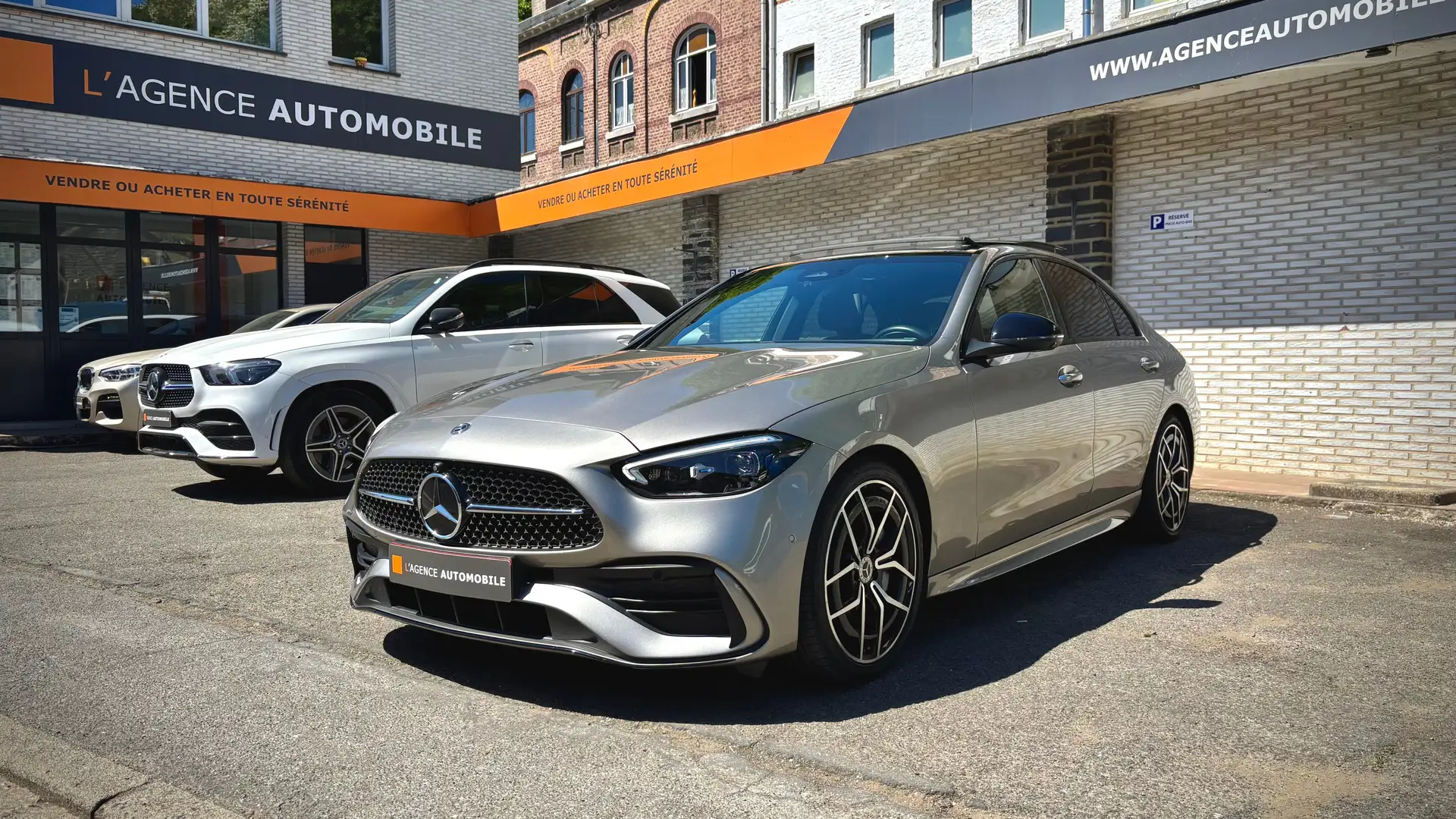 Mercedes-Benz C 220 d AMG Line BURMESTER PANO HUD 360°-GARANTIE2027 Gris - 2