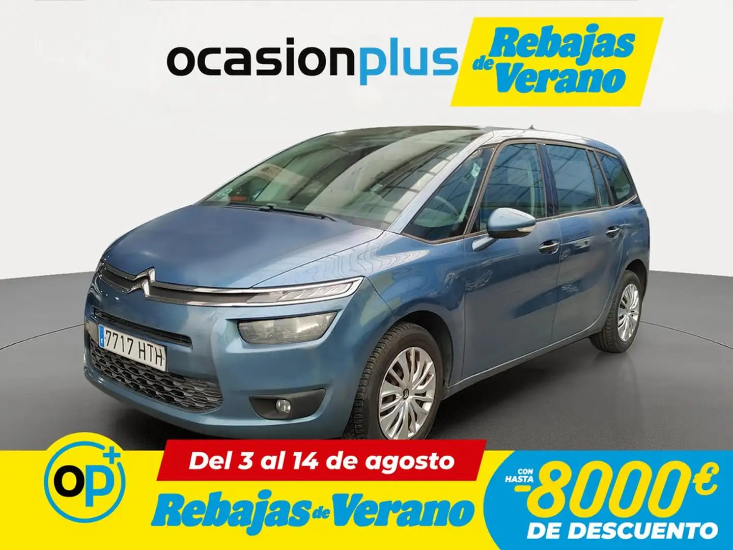 Citroen C4 Grand Picasso 1.6e-HDi Attraction 115 Azul - 1