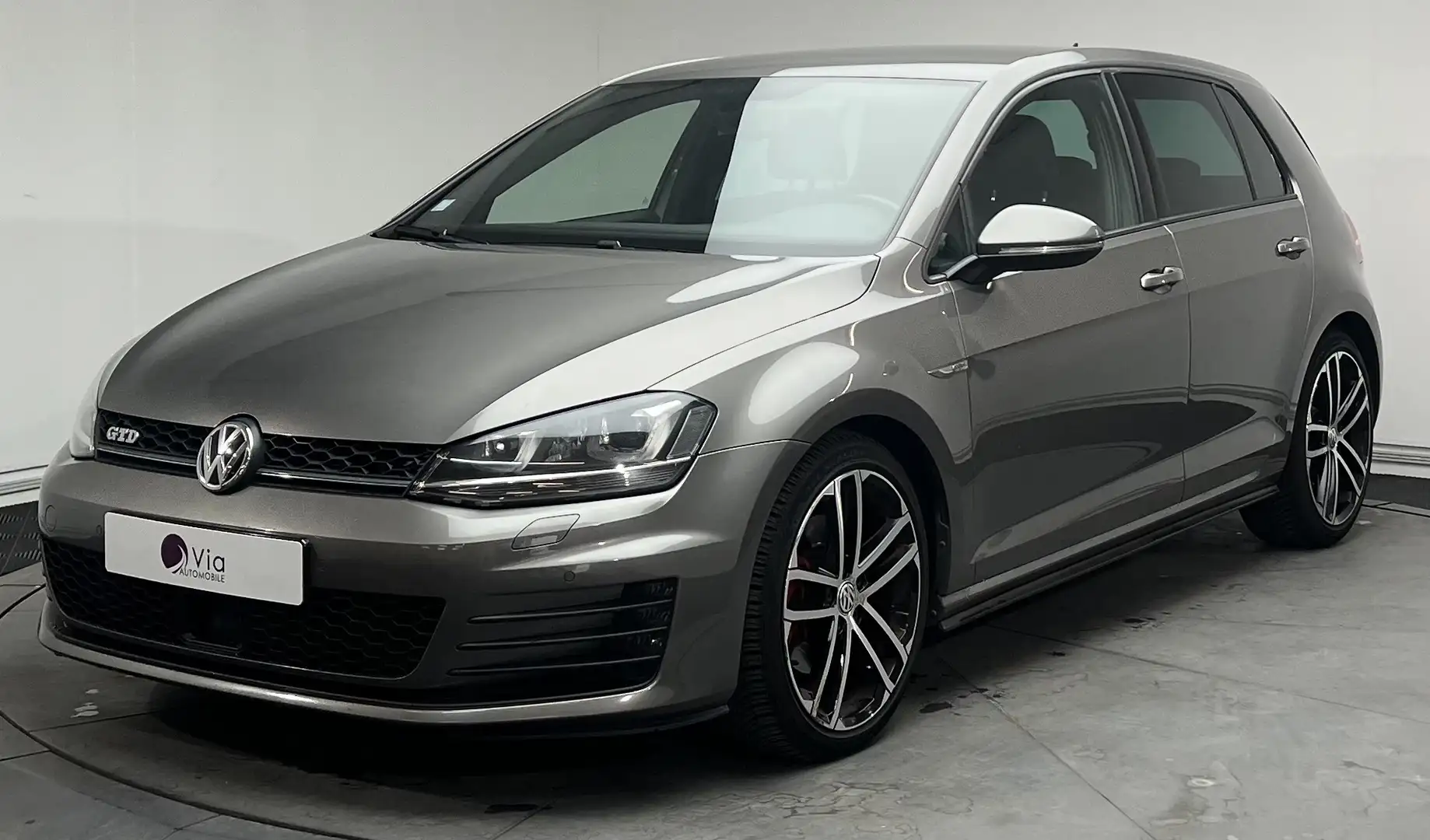Volkswagen Golf 2.0 TDI 184 BlueMotion Technology DSG6 GTD Orig France Gris - 1
