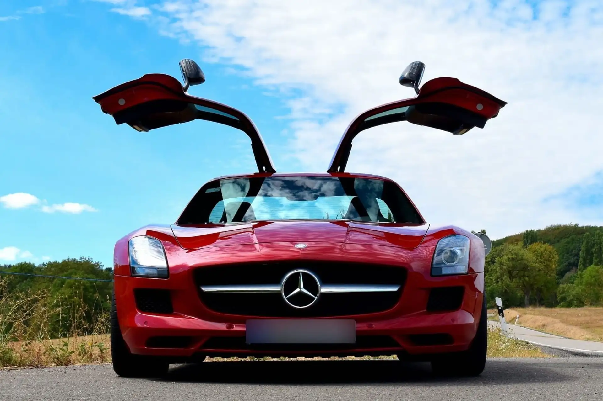 벤츠 SLS AMG 2011 버건디 사진 5