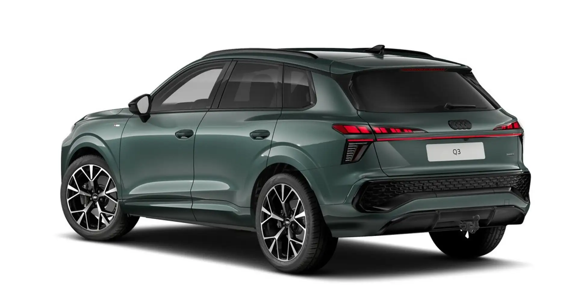 Audi Q3 TFSI quattro S tronic AHK+Sonnenschutzverglasun... Grün - 2