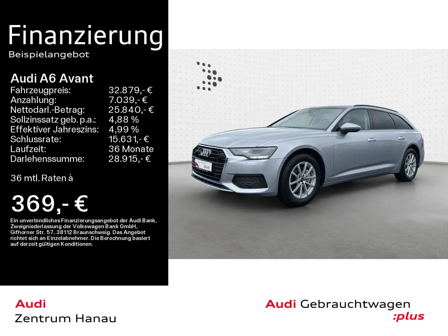 Audi A6 40 TDI S tronic *LED*PANO*AHK*STANDHZG* Stříbrná - 1