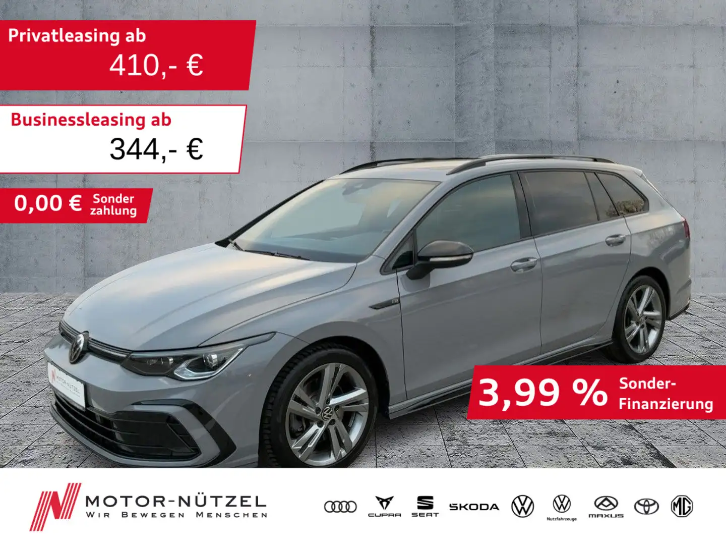 Volkswagen Golf Variant Golf VII Variant 2.0 TSI 4M R-LINE MATRIX+PANO Gris - 1