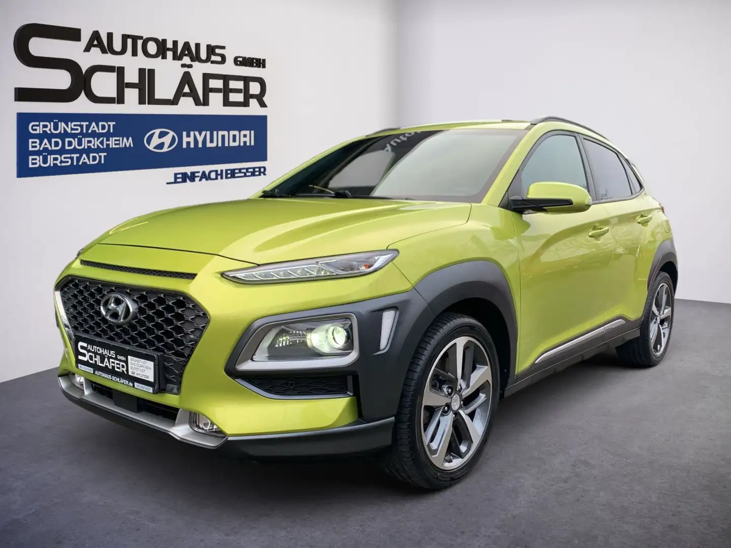 Hyundai KONA KONA 1.6 T-GDI Style 7-DCT Navi LED el.SD 1Hd Giallo - 1