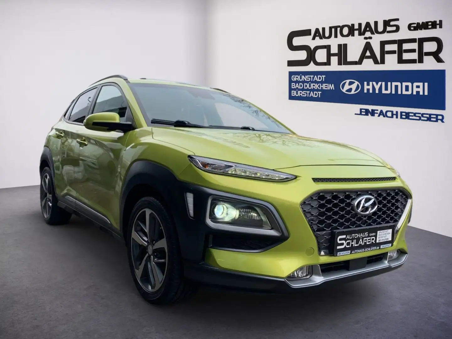 Hyundai KONA KONA 1.6 T-GDI Style 7-DCT Navi LED el.SD 1Hd Giallo - 2