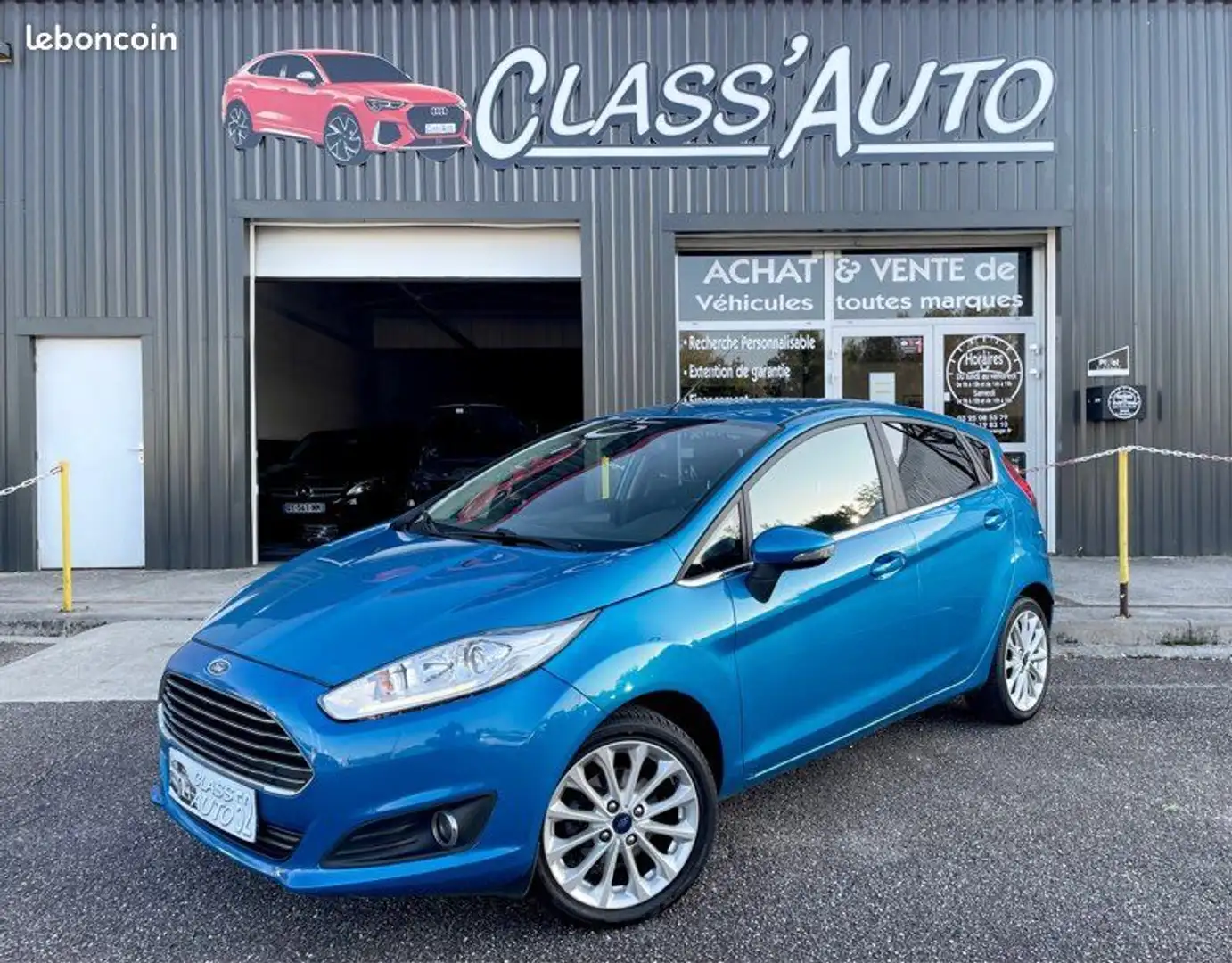 Ford Fiesta V 1.0 écoboost 100 CV ÉDITION TITANIUM TBE Bleu - 2
