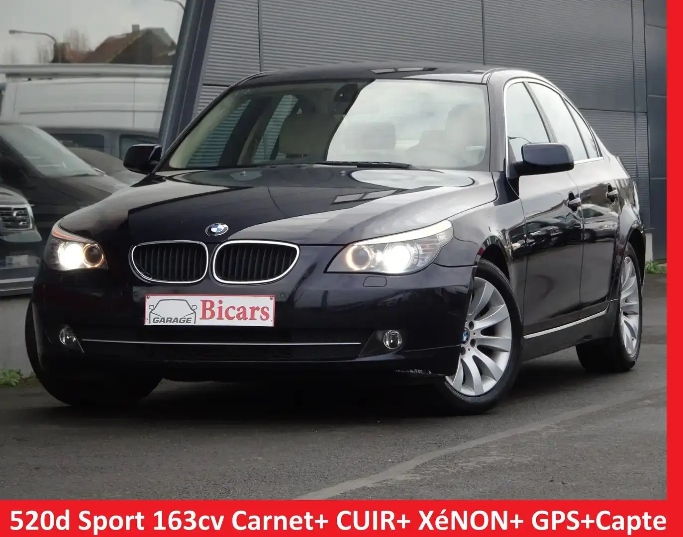 BMW 520 d *163pk SPORT+ Xénon +GPS+ CUIR+Carnet+ Exclus Kék - 1