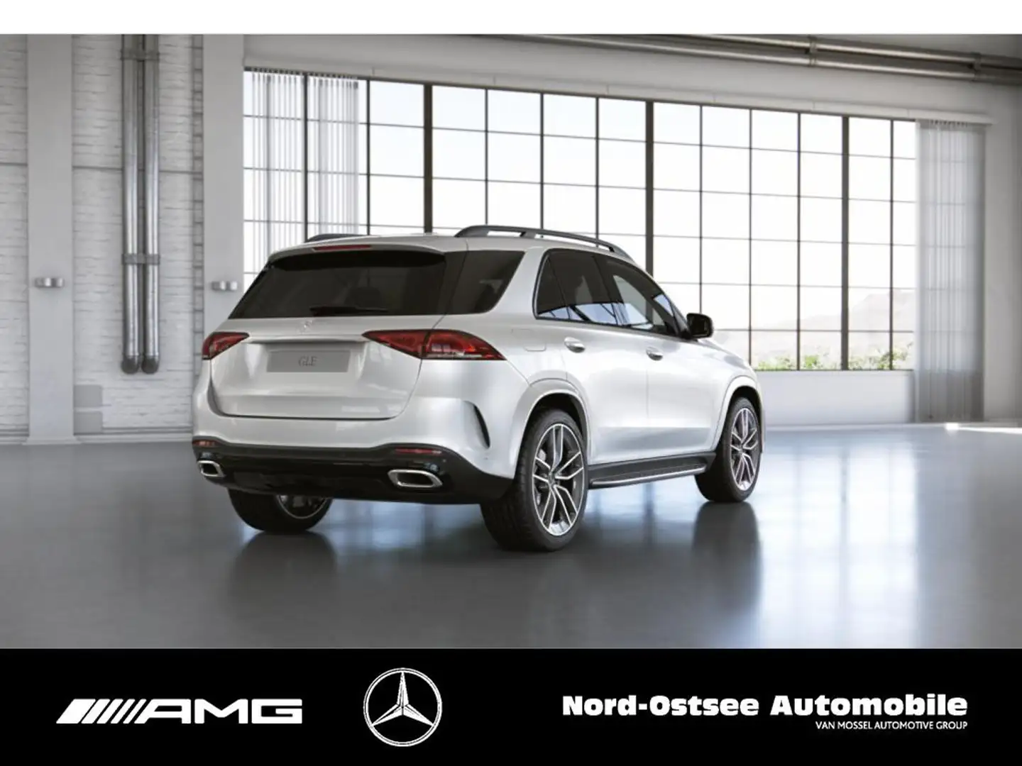 Mercedes-Benz GLE 450 AMG 4M MULTIBEAM PANO AHK NIGHT 360 PDC Blanc - 2
