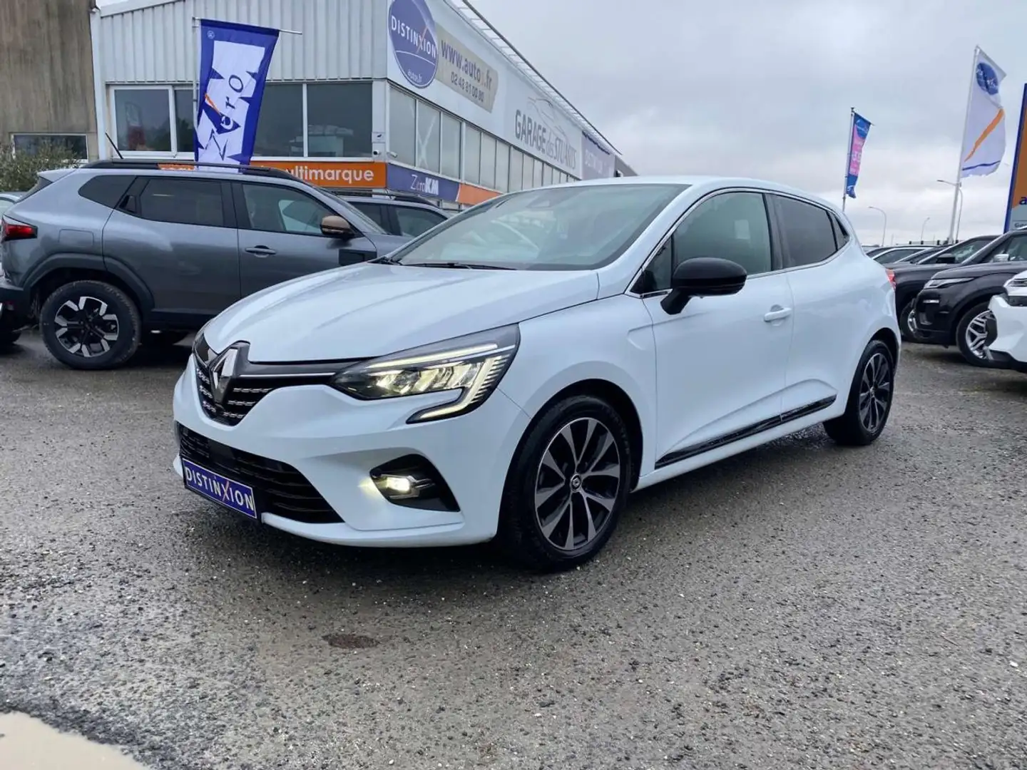 Renault Clio V 1.0 TCE - 90 - TECHNO + CAMERA + GPS + EEASYLINK SANS FIL Wit - 1