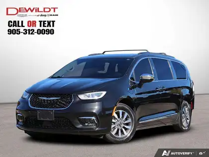 Black 2023 Chrysler Pacifica Hybrid Minivan Front-Wheel Drive Automatic