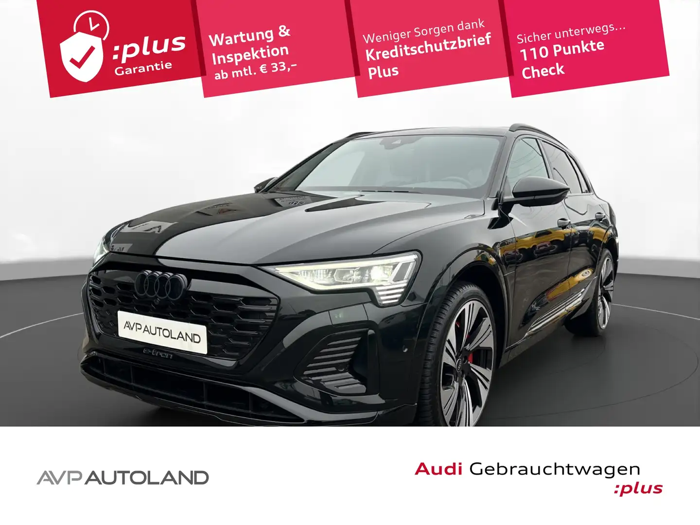 Audi Q8 e-tron 50  quattro S line | AHK | Matrix-LED | Negru - 1
