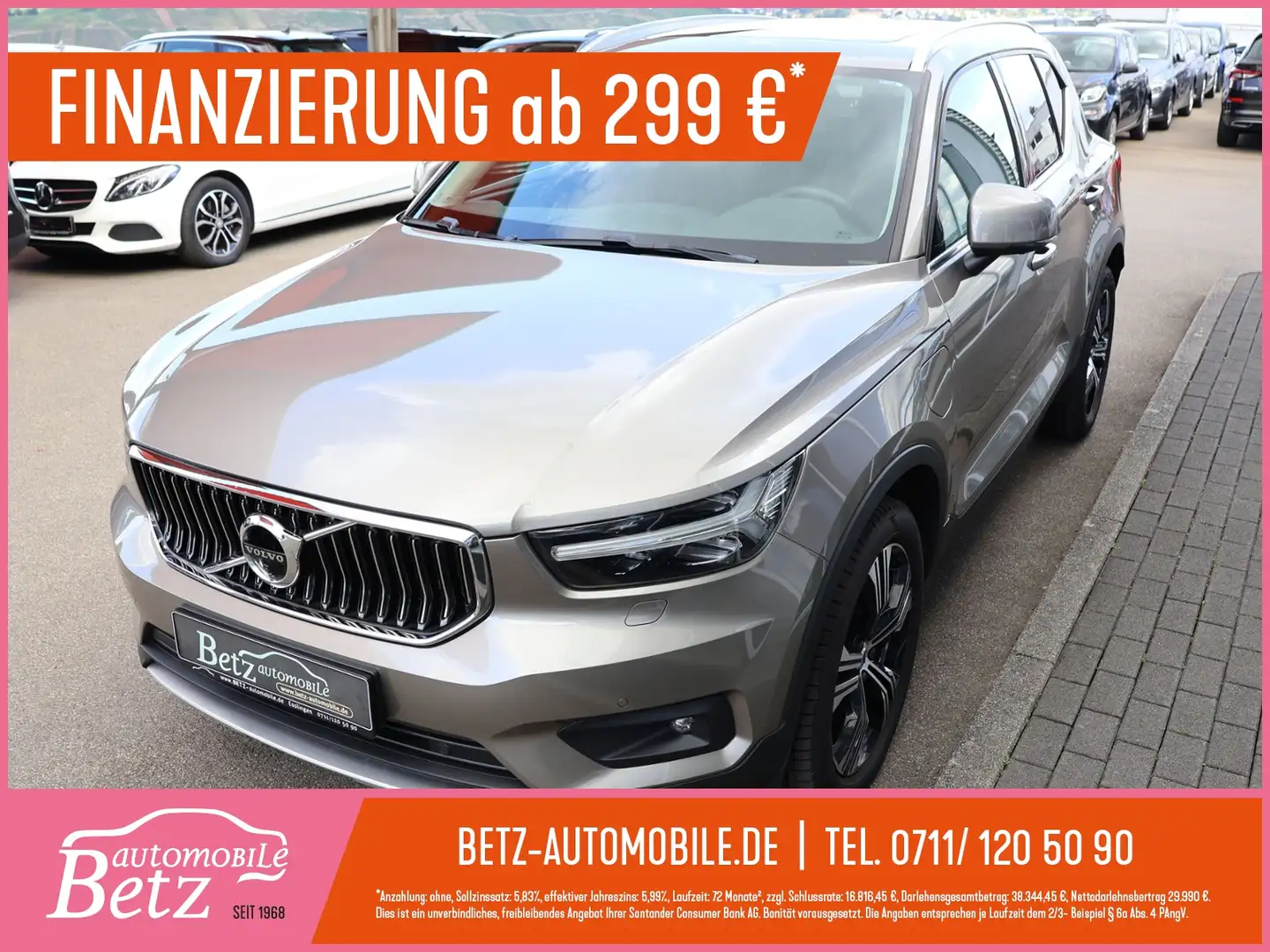 Volvo XC40 Inscription Recharge Plug-In Hybrid 2WD Gris - 1