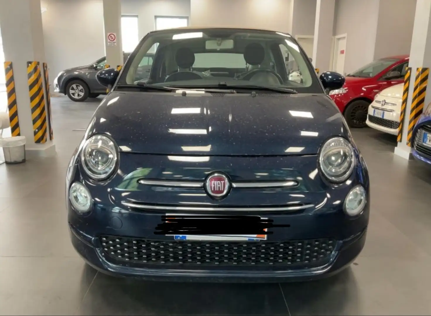 Fiat 500C 500C III 2015 1.2 Lounge 69cv my18 Blauw - 1