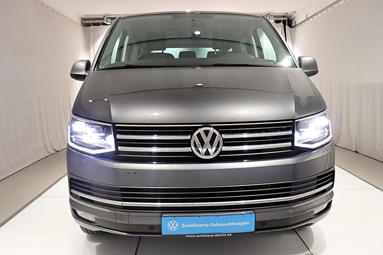 Volkswagen T6 Caravelle 2.0 TDI DSG Highline Leder Standh. Klima Navi Gris - 2