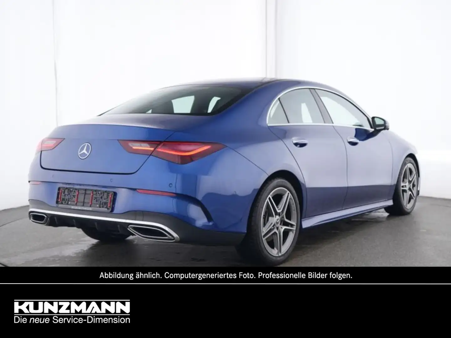 Mercedes-Benz CLA 220 4M Coupé AMG Distronic Panorama 360° SHZ Blau - 2