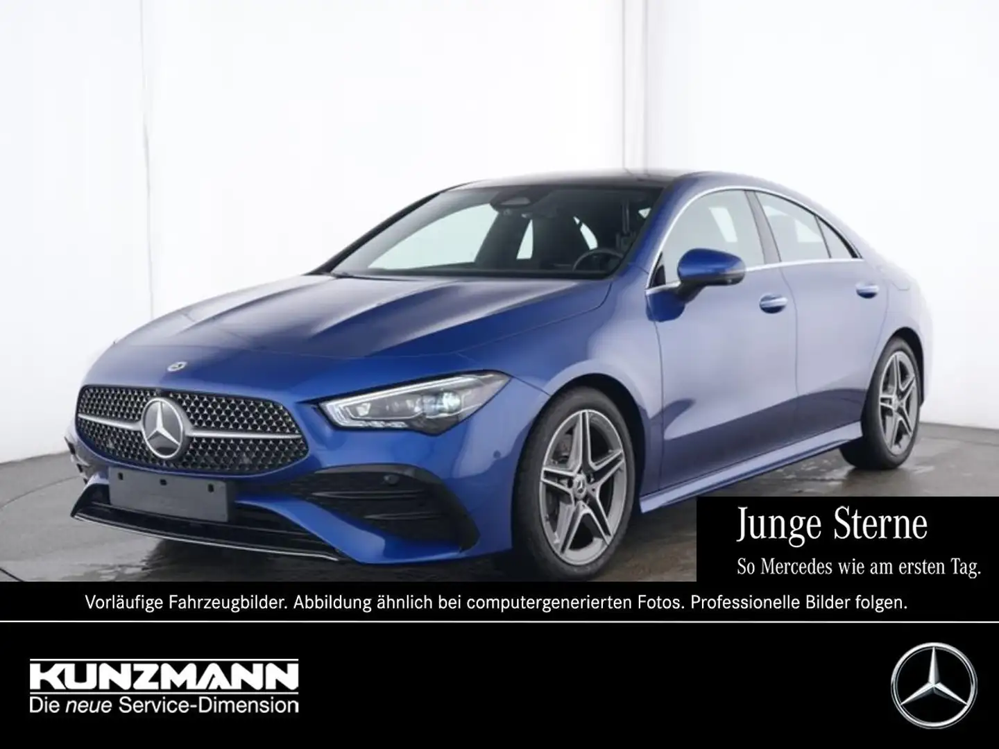 Mercedes-Benz CLA 220 4M Coupé AMG Distronic Panorama Leder Blau - 1