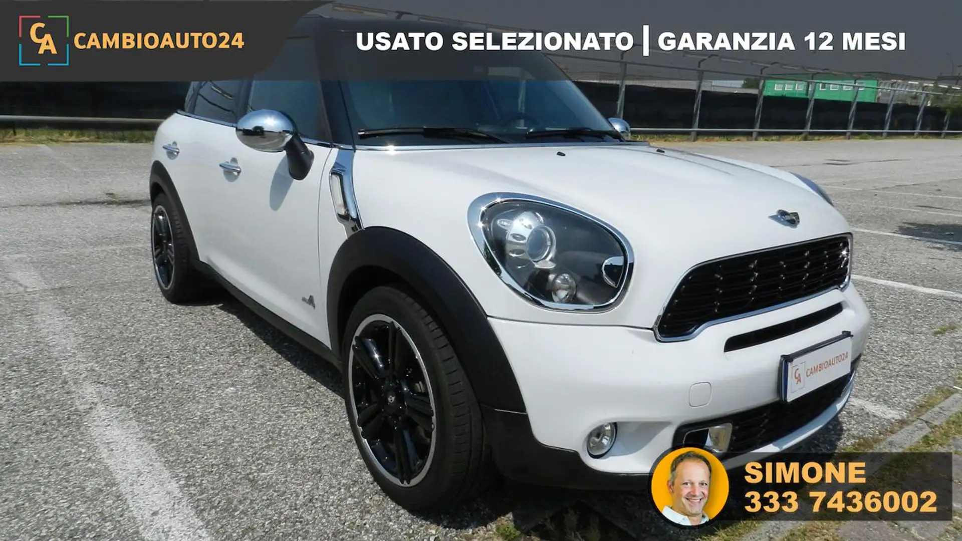 MINI Cooper S Countryman Mini ALL4Cerchio da 18°+Pelle Bianco - 2