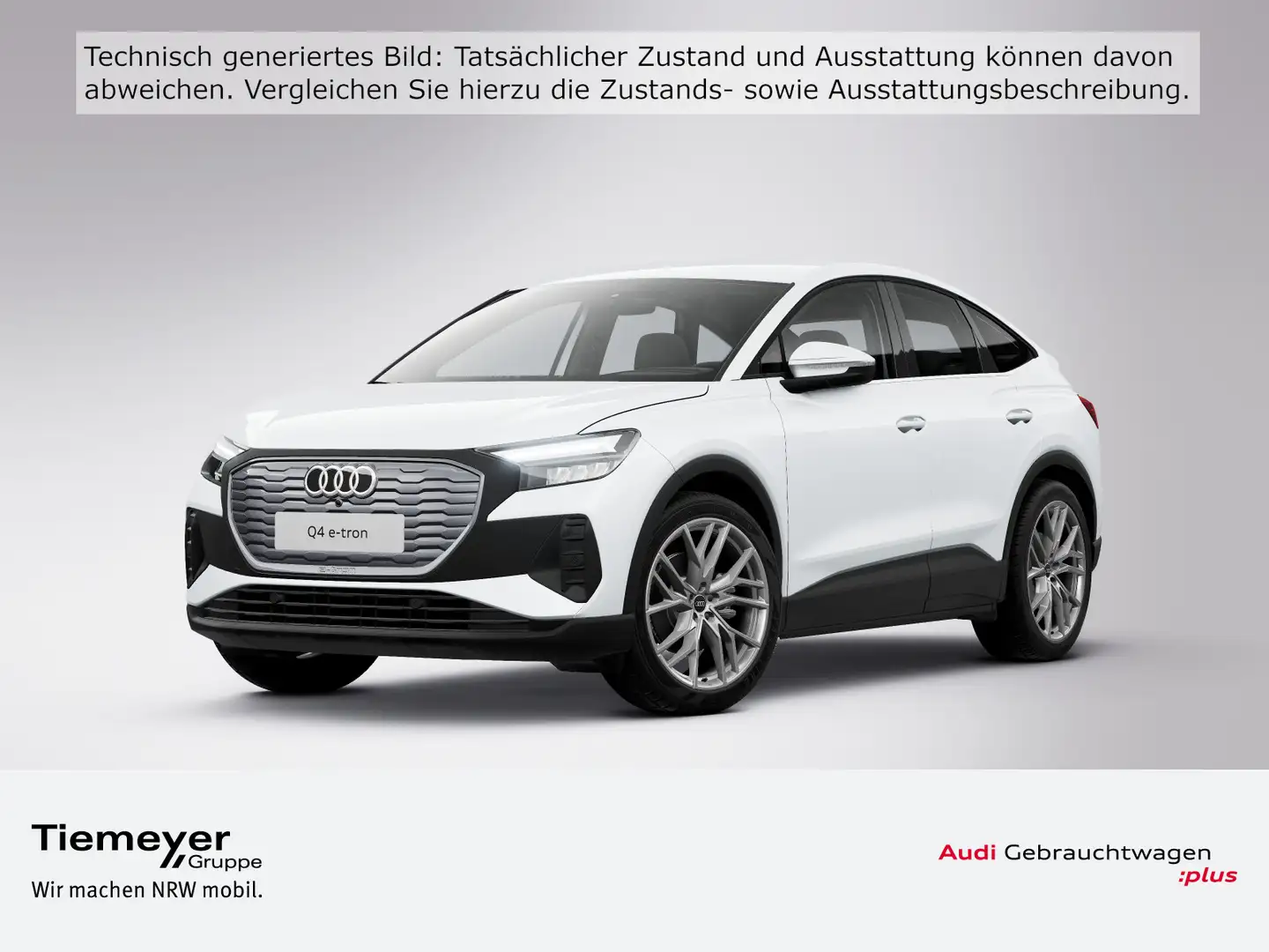 Audi Q4 e-tron Sportback 35 KAMERA SITZHZ NAVI LM21 Weiß - 1