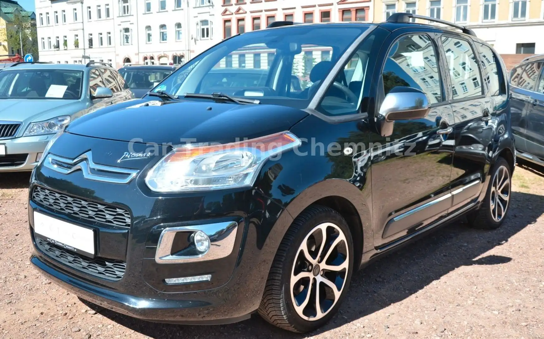Citroen C3 Picasso 1.6 Klimaautomatik 1. Hand Tüv neu Schwarz - 1