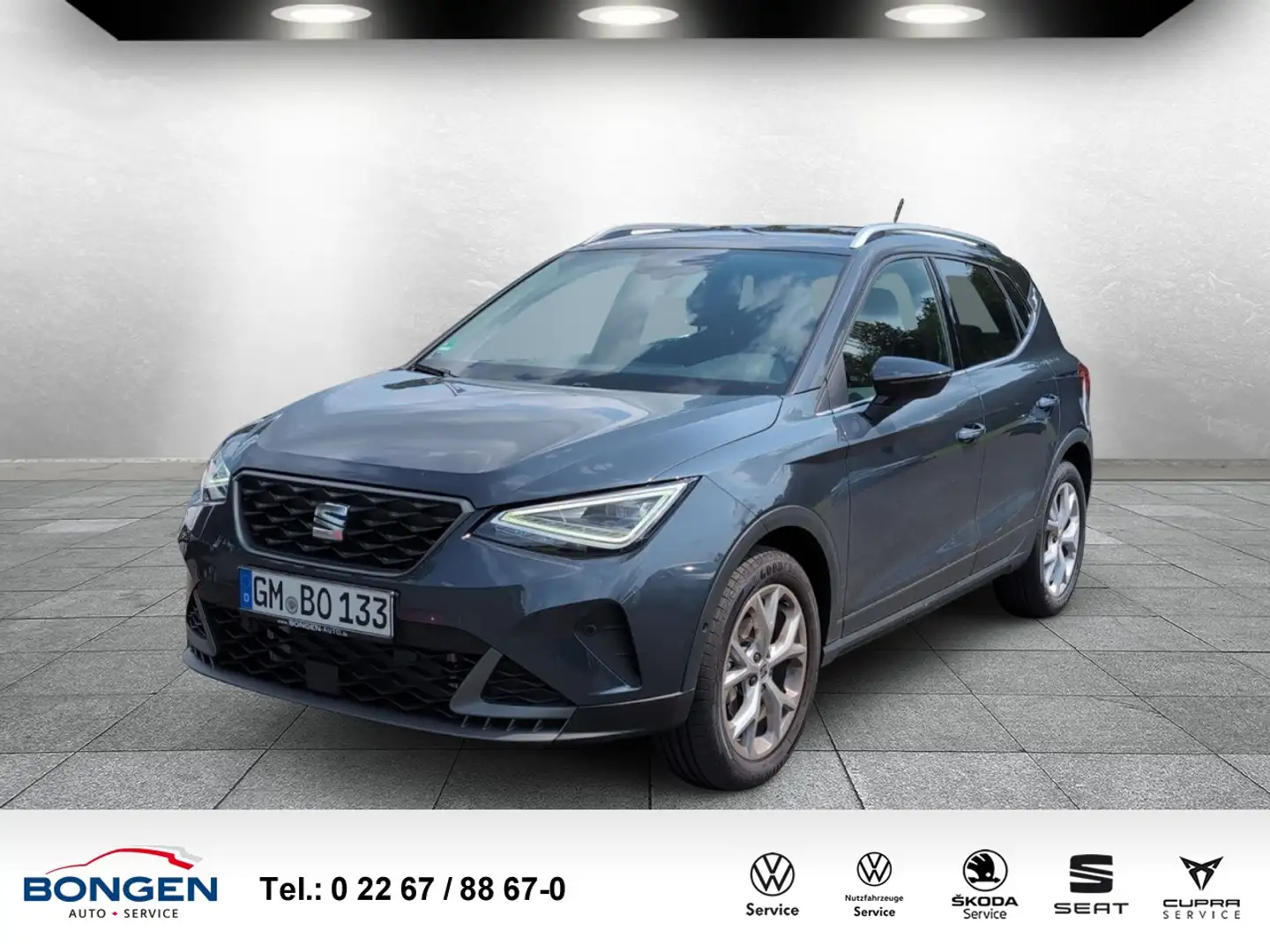 SEAT Arona 1.0 FR DSG Apple Car Play Rückfahrkamera Klima Grau - 1