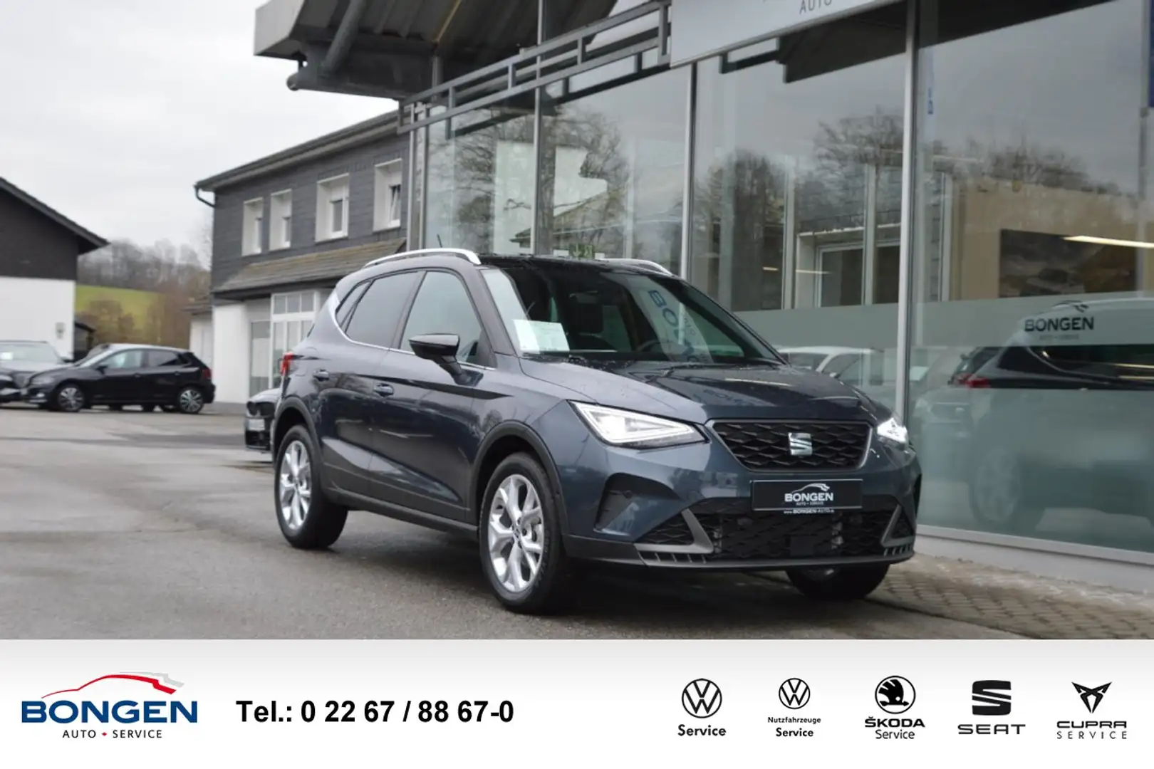 SEAT Arona 1.0 FR DSG Apple Car Play Rückfahrkamera Klima Grau - 1