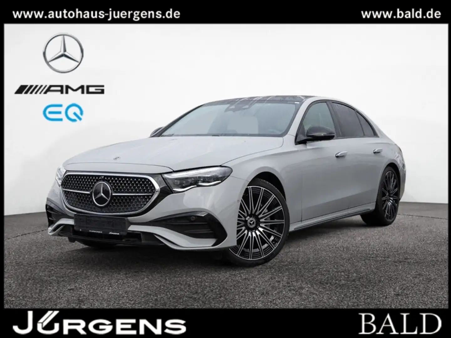 Mercedes-Benz E 220 d 4M AMG-Sport/Super/Pano/Burm/AHK/Night Gris - 1