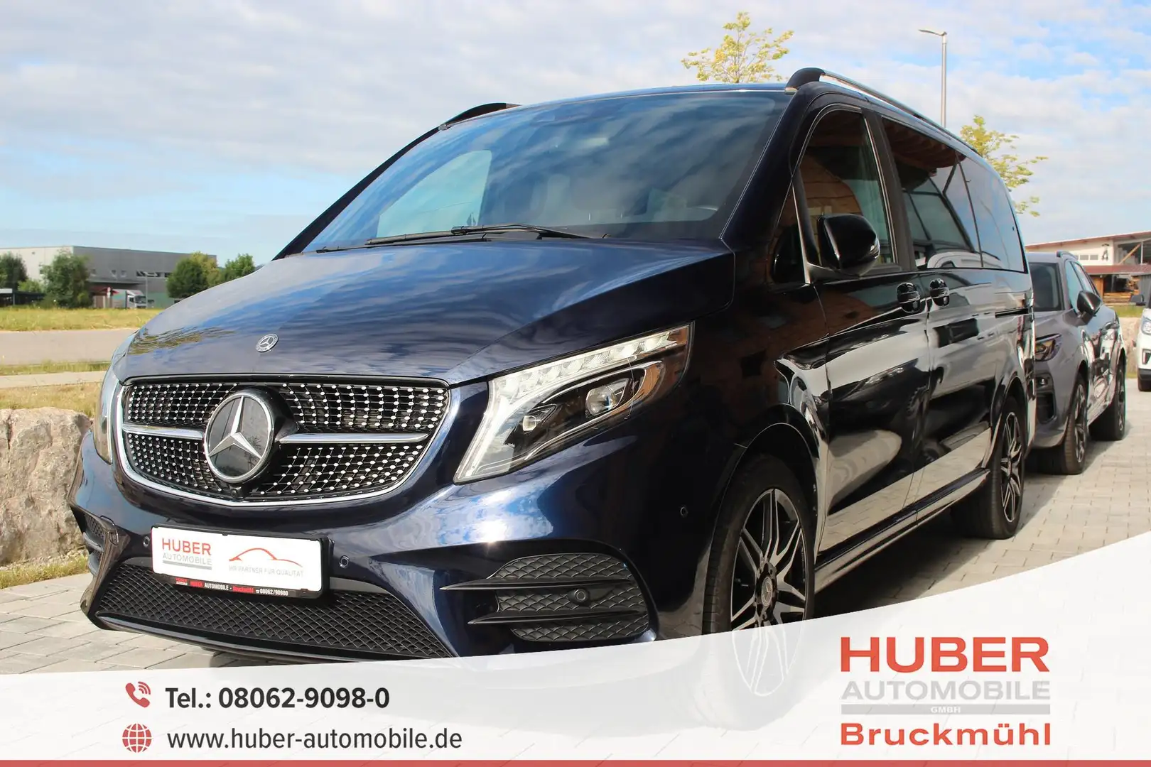 Mercedes-Benz V 250 d EDITION 4MATIC LANG AMG-LINE/6-SITZE/METALLIC... Bleu - 1