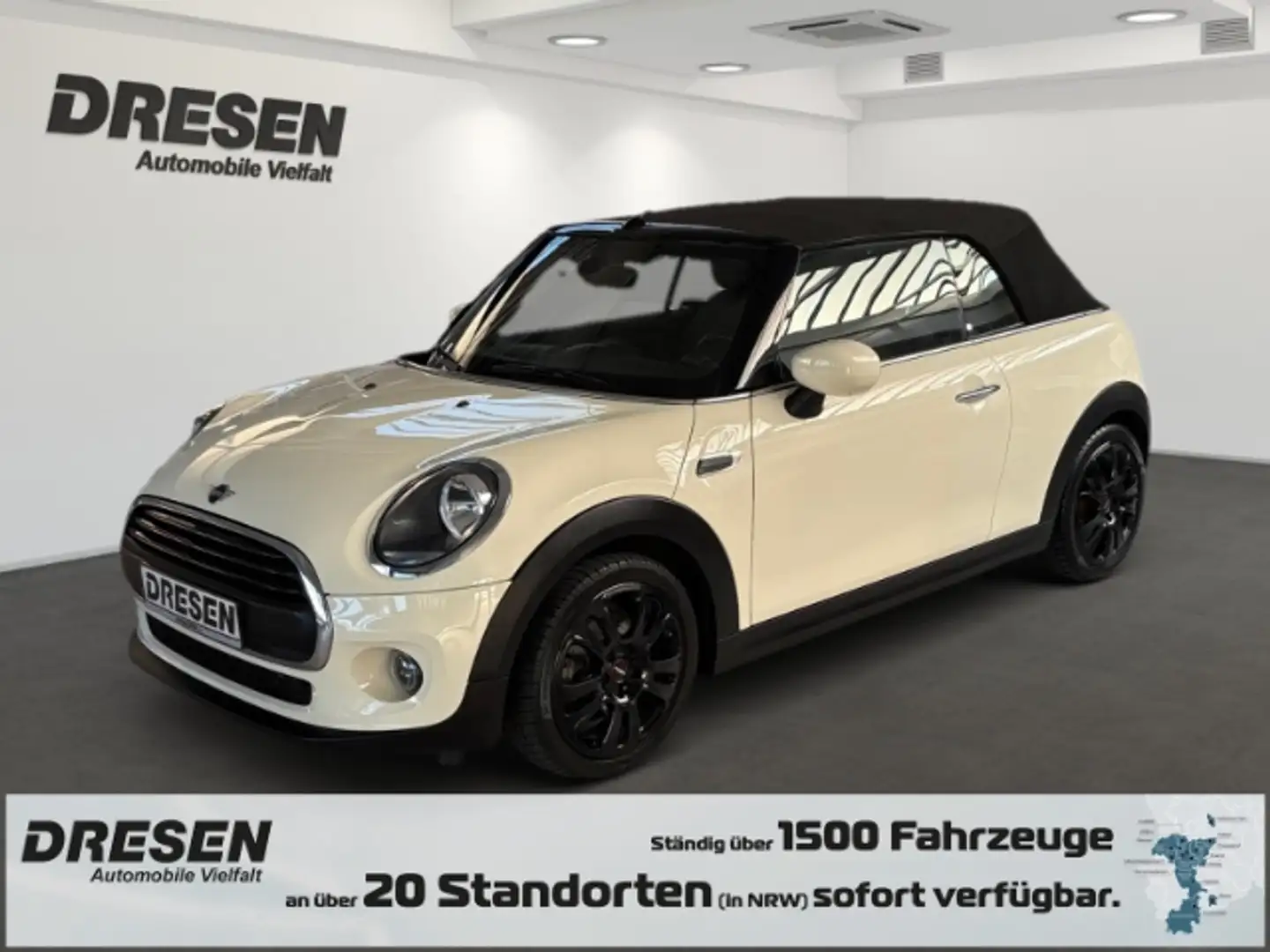 MINI One Cabrio El. Verdeck Mehrzonenklima DAB Keyless PDC Regense Білий - 1