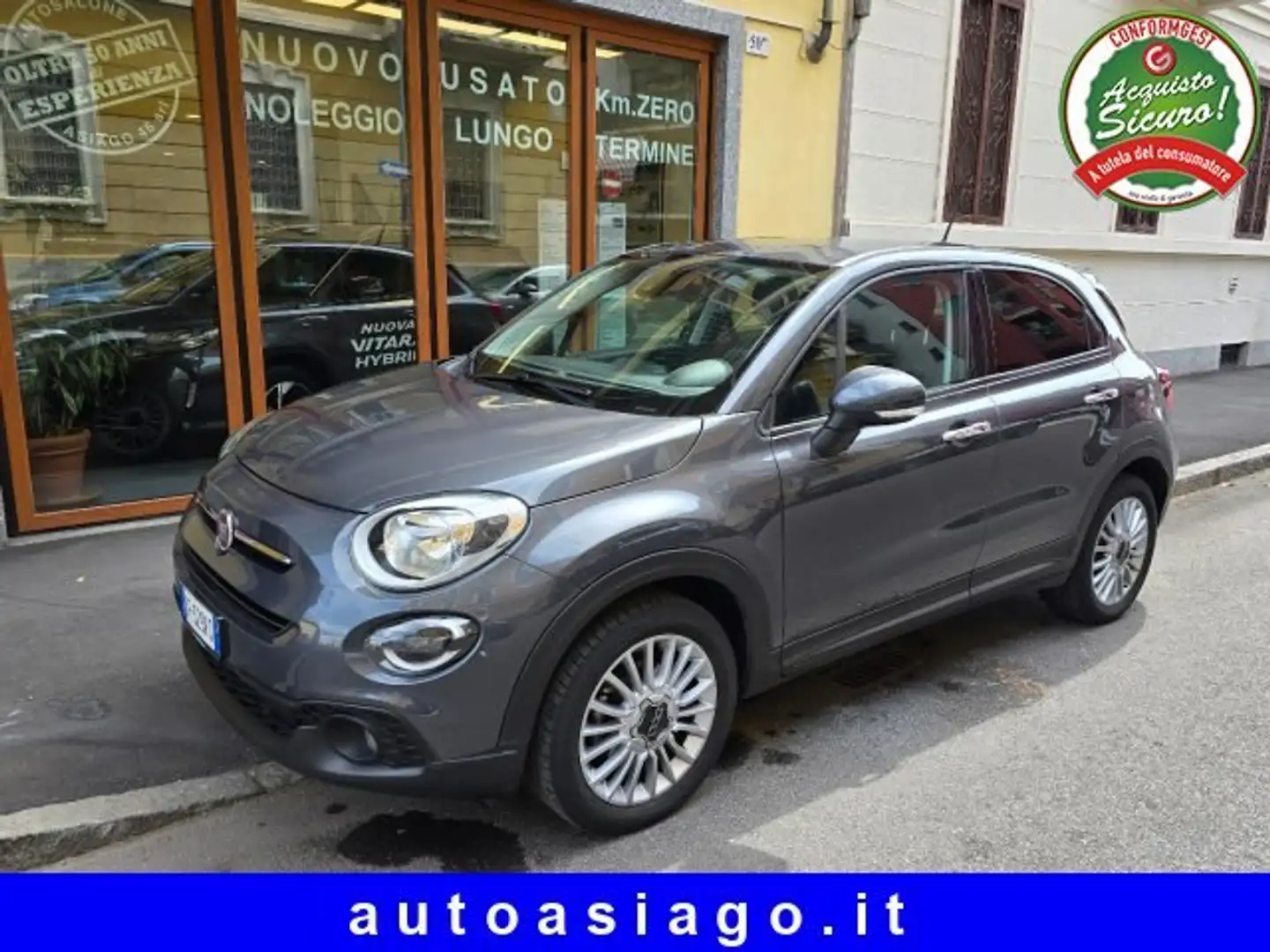 Fiat 500X 500X 1.3 mjt Connect 95cv Gris - 2