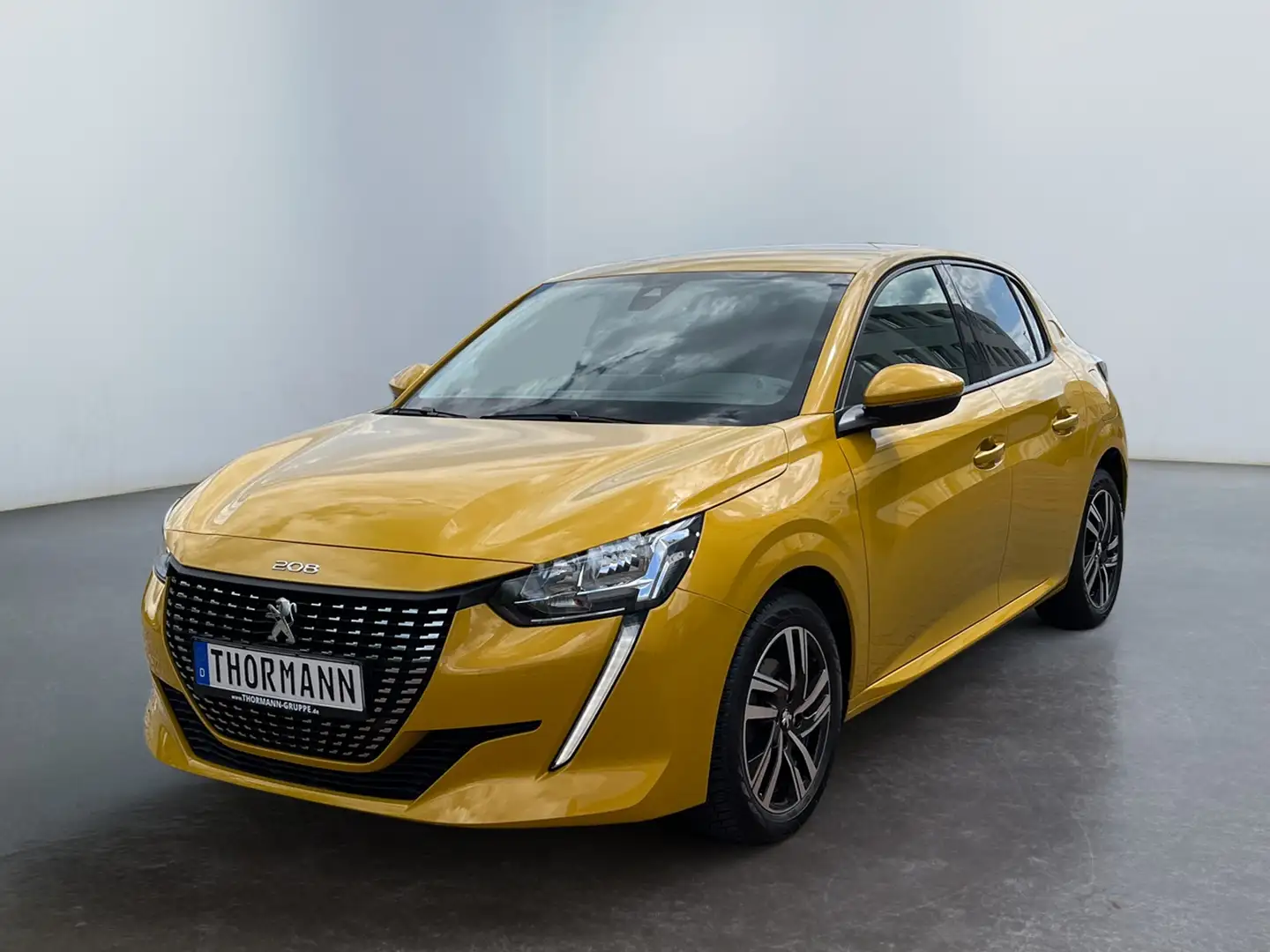 Peugeot 208 1.2 PureTech 100 Allure SpurH LM KAM KlimaA Jaune - 2