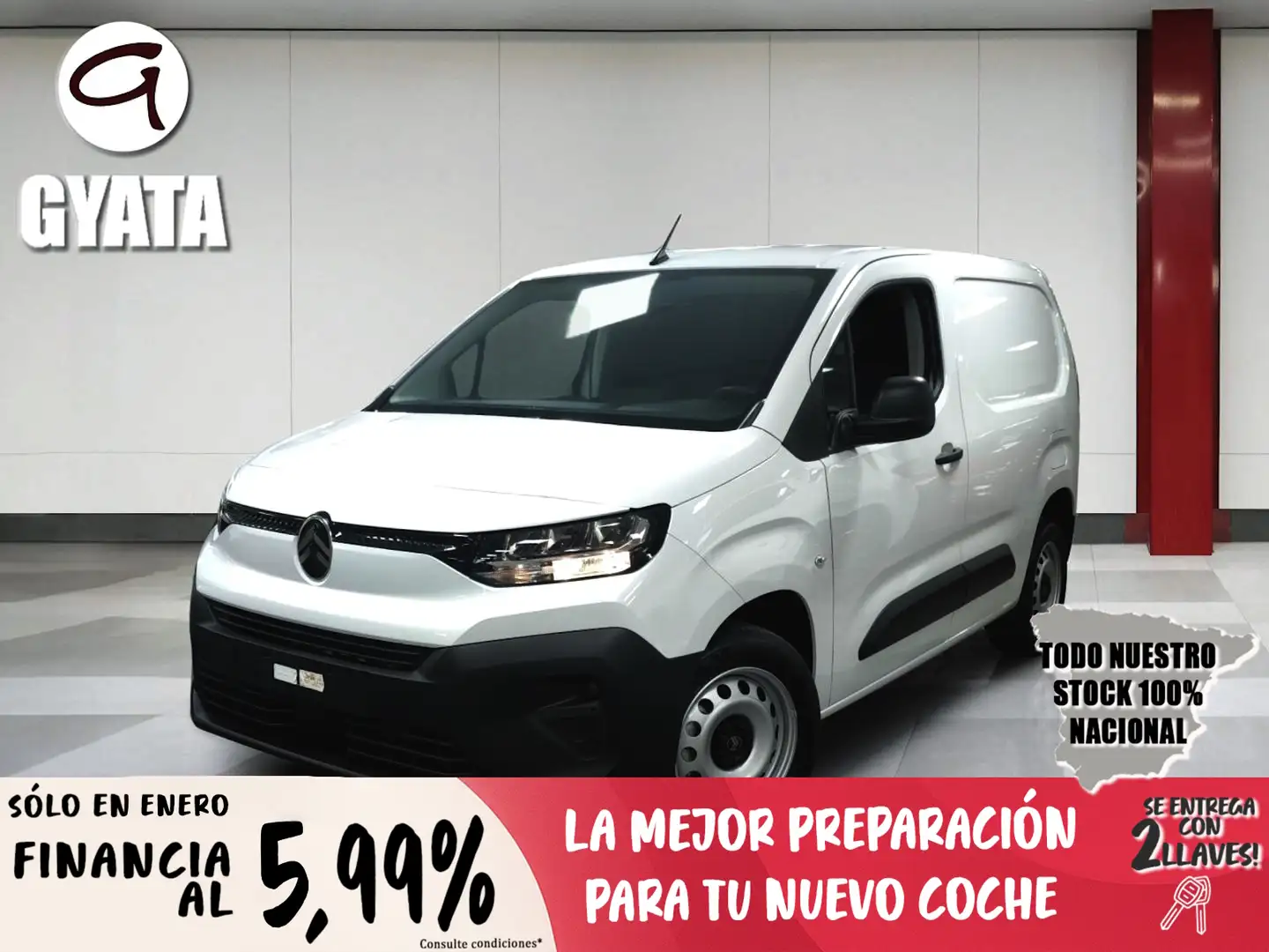 Citroen Berlingo Van Diesel S Talla M 100 Blanc - 1