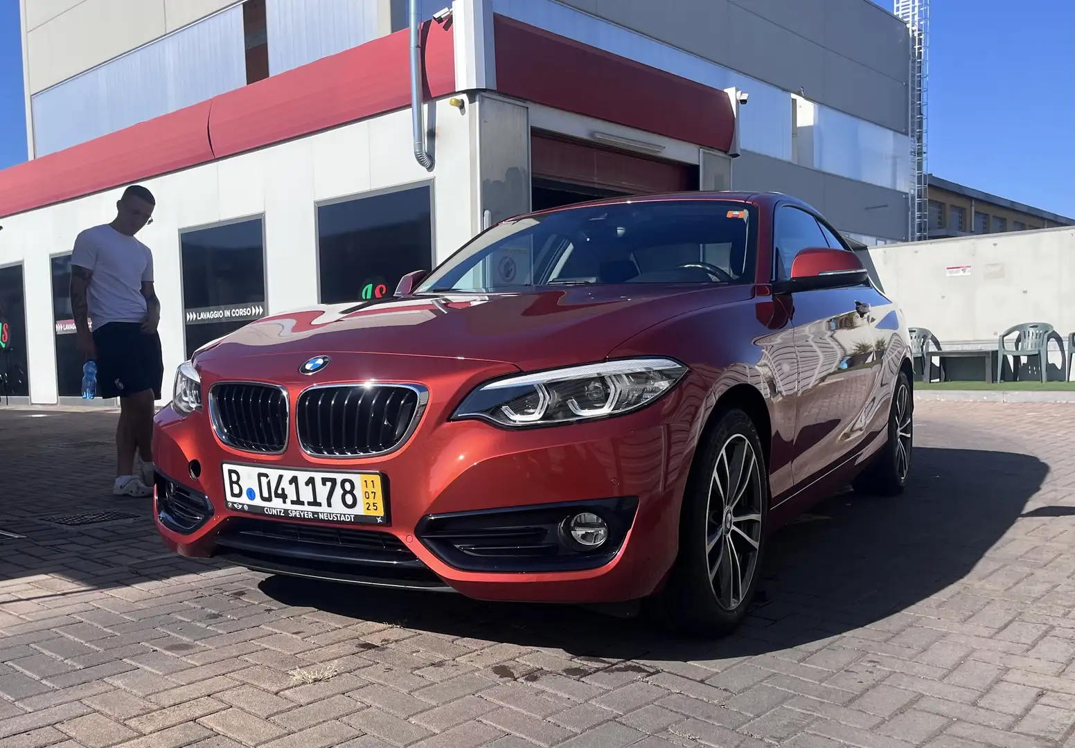 BMW 218 Bmw 218i Coupè 2020 Sport **immatricolata** Arancione - 1
