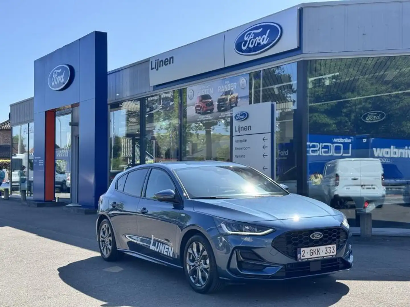 Ford Focus 5d ST Line mHEV 1.0i Ecoboost 125pk M6 - DEMOWAGEN Bleu - 1