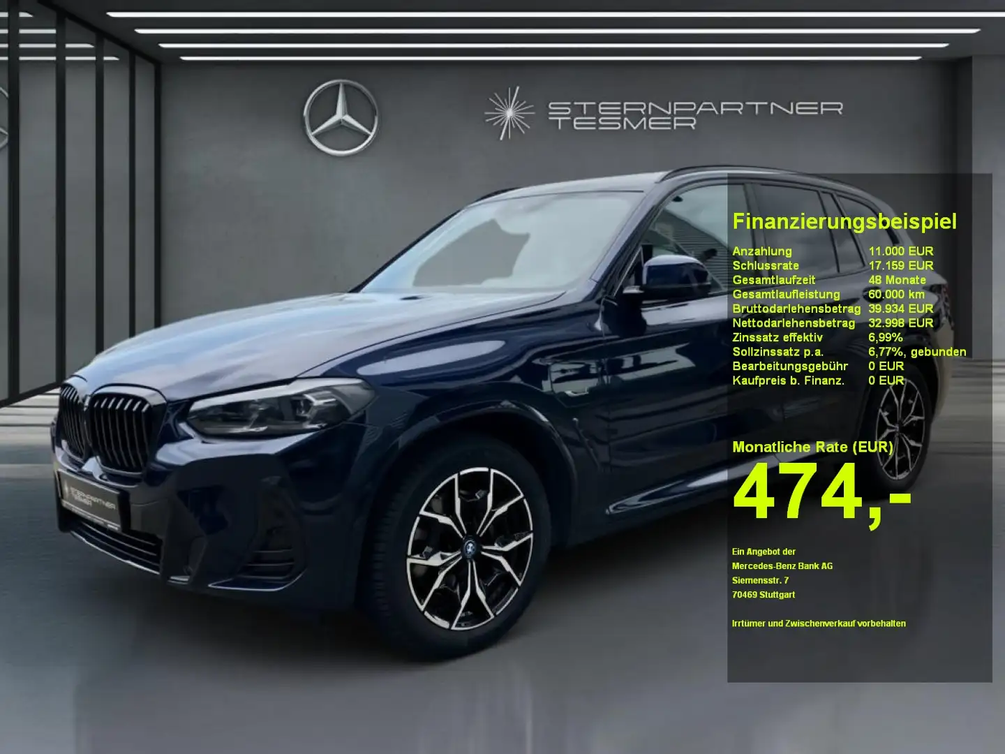 BMW X3 xDrive30e M Sport   PANO Ad-LED 360° ACC HiFi Blau - 1