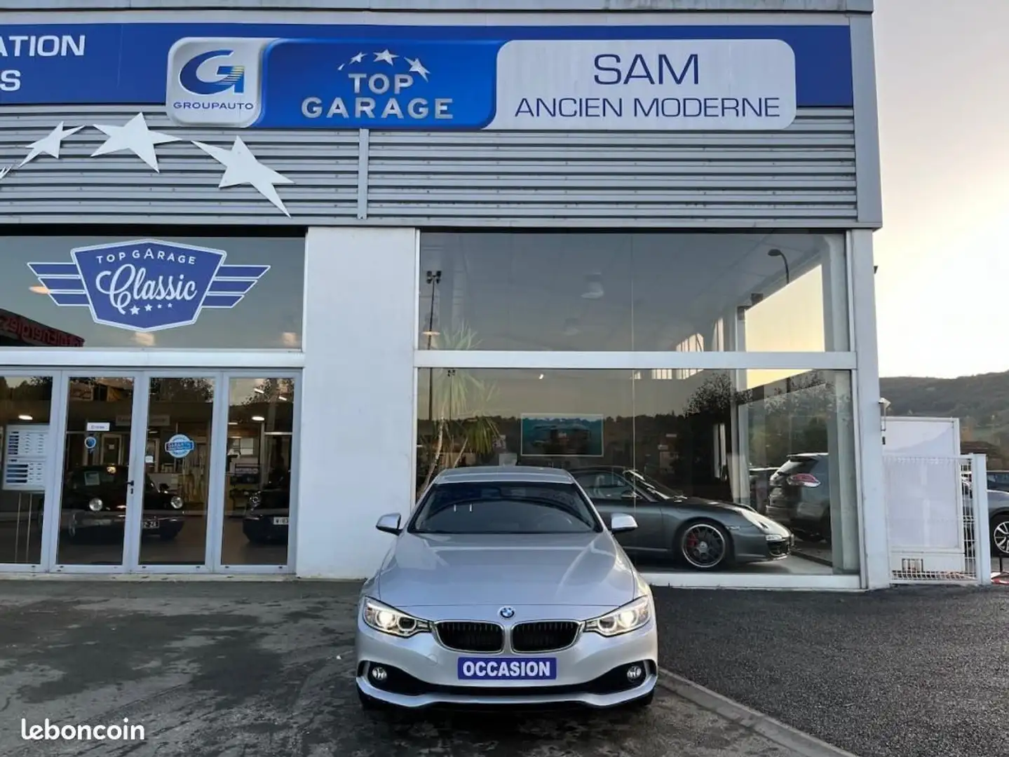 BMW 418 Coupé F36 418d 150 ch Lounge A Grey - 2