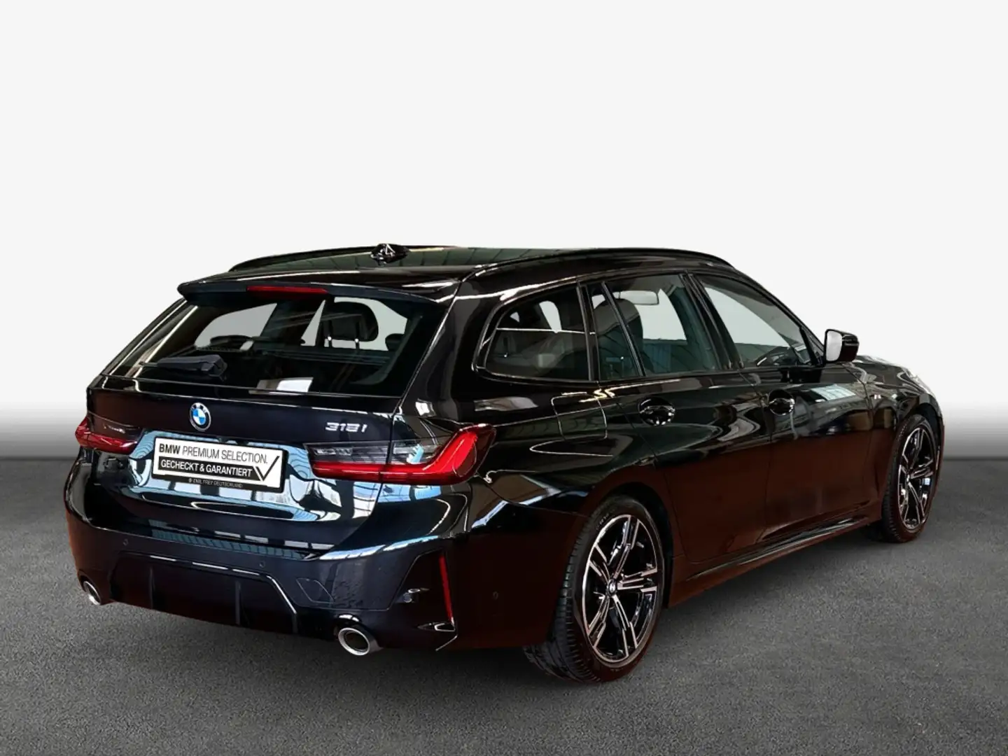 BMW 318 i Touring Aut., SHZ, Sports.,LED, HiFi Schwarz - 2