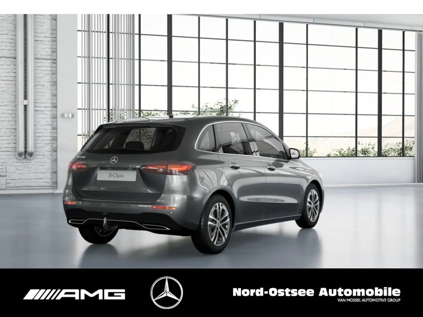 Mercedes-Benz B 200 PROGRESSIVE 360 AHK MULTIBEAM NAVI PDC Gris - 2