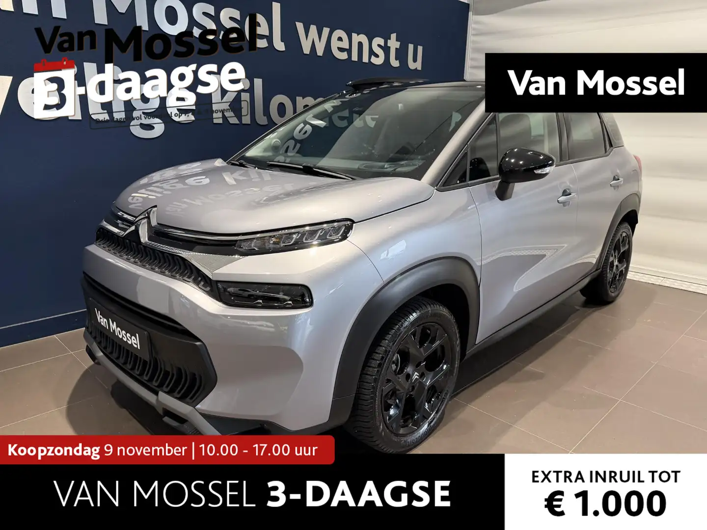Citroen C3 Aircross 1.2 PureTech Max | Navigatie | Camera | Climate co Grijs - 1