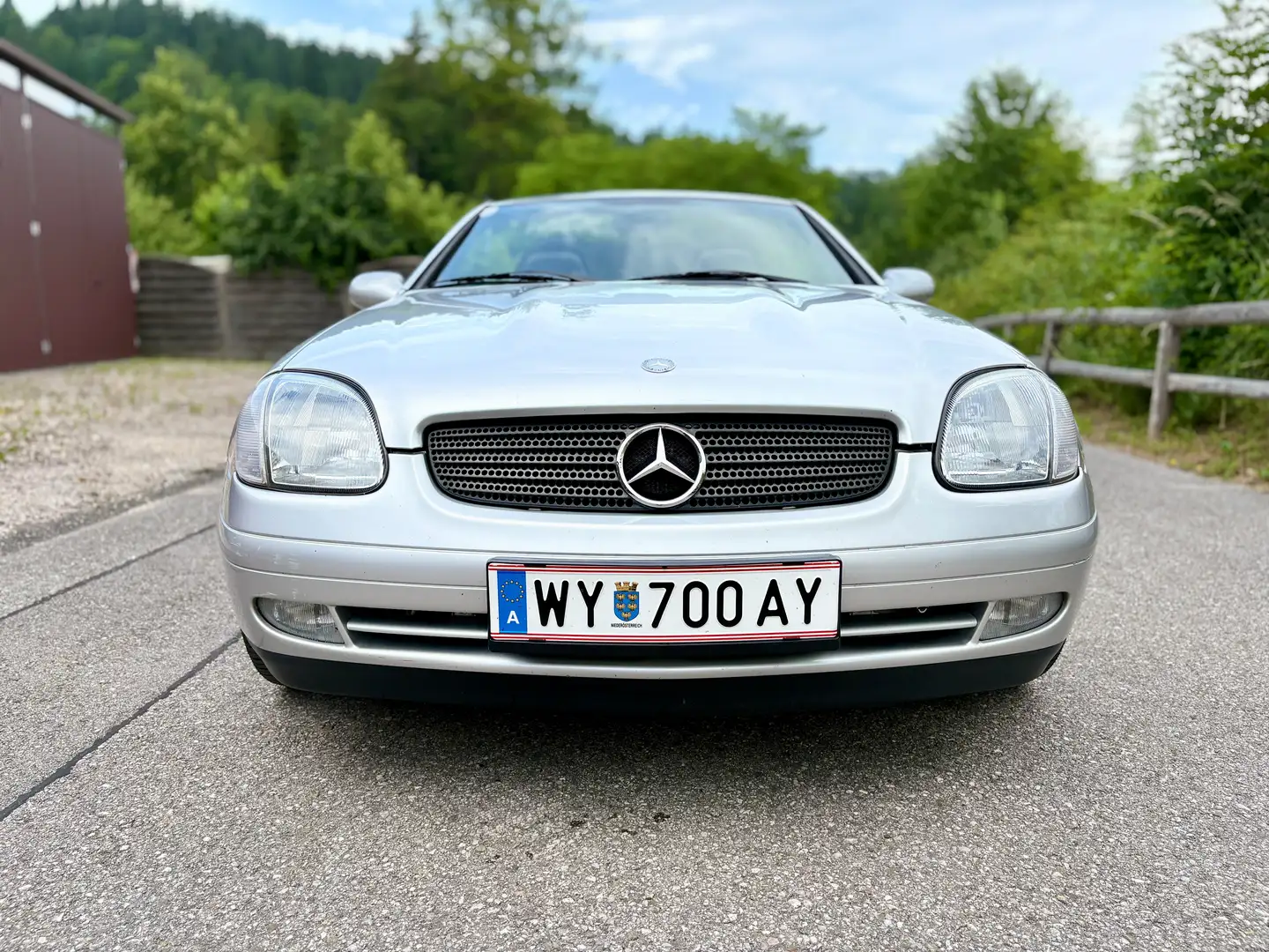 Mercedes-Benz SLK 230 wenig KM | Leder rot | AMG Silber - 2