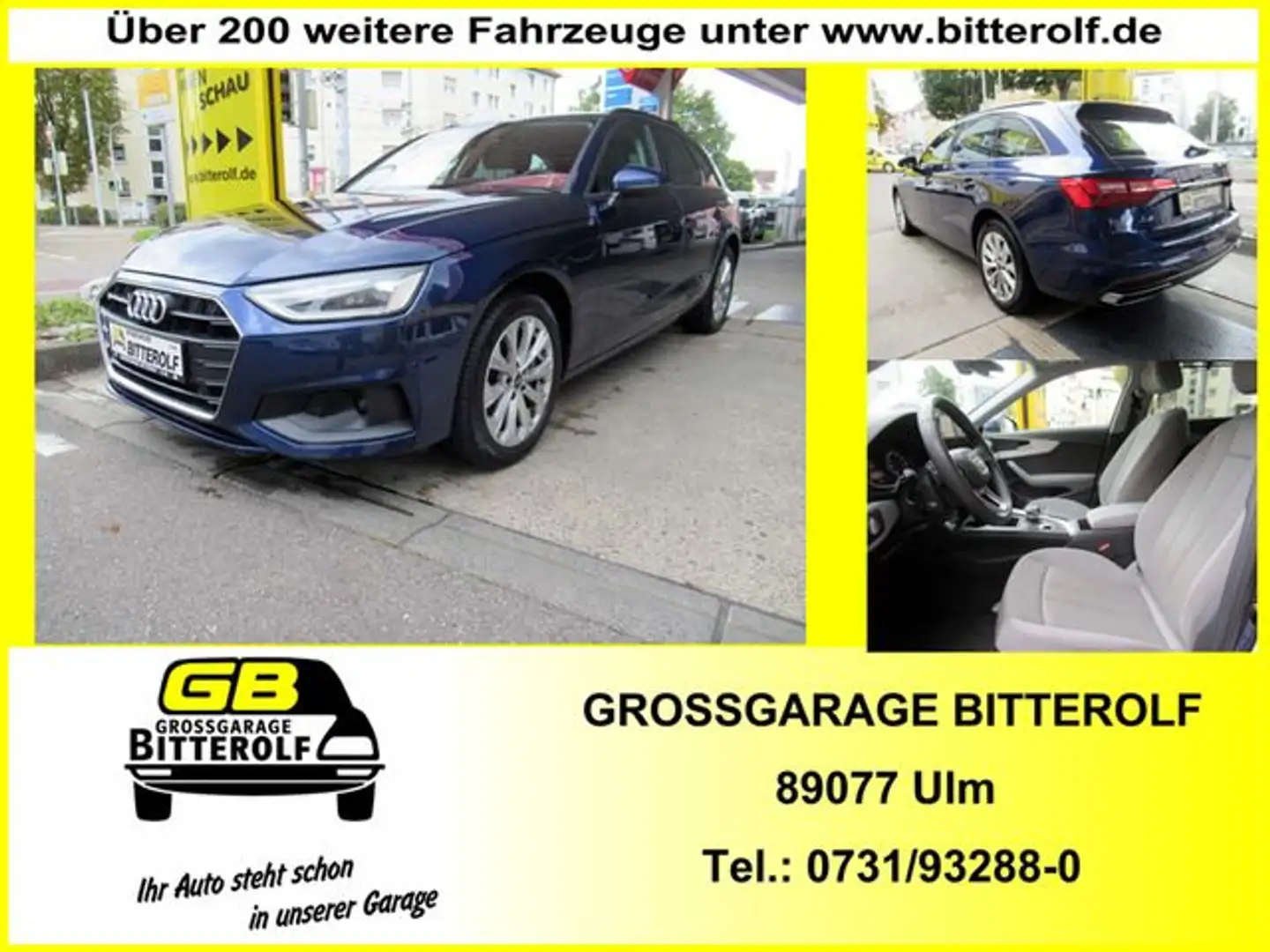 Audi A4 Avant 40TDI S-Tron Navi/ACC/SHZ/Temp/PDC Blau - 1
